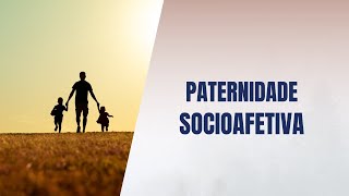 Paternidade socioafetiva [upl. by Donelson]