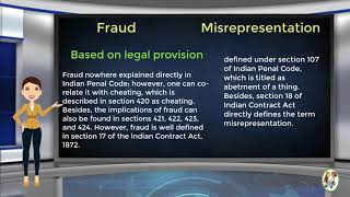 What is Difference Between Fraud amp Misrepresentation [upl. by Asseniv359]