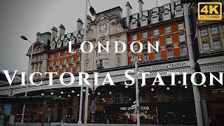 London Victoria Station Walk Through England 4K [upl. by Raphael]