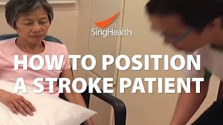 How To Position A Stroke Patient [upl. by Dnaleel]