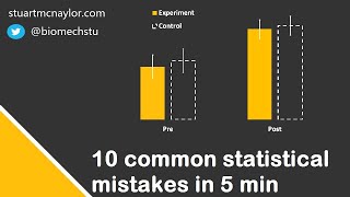 Ten Statistical Mistakes in 5 Min [upl. by Martell]