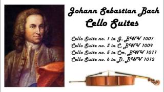 Johann Sebastian Bach  Cello suites in 432 Hz great for reading or studying [upl. by Oberstone]