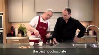 How to make a hot chocolate using an aerolatte milk frother [upl. by Reyam54]